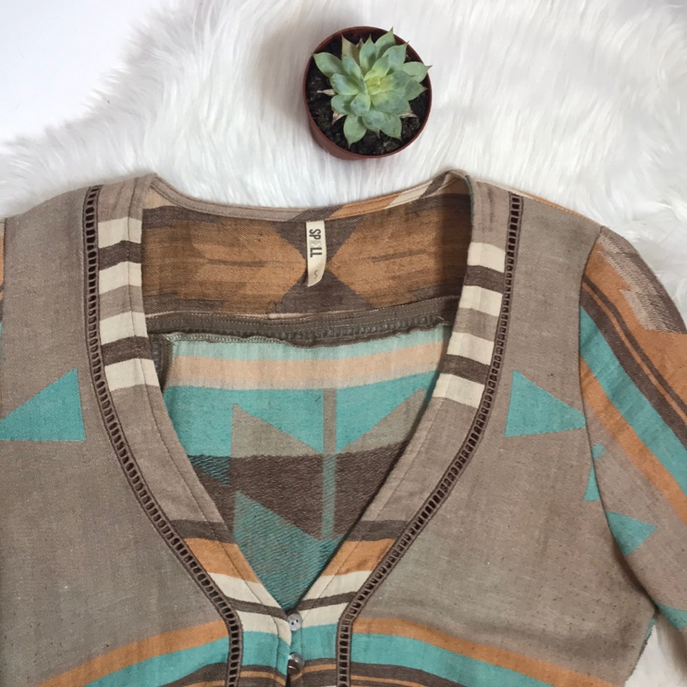 🦄 Spell Peyote Dress in Tan - Picture 6 of 8